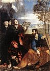 Sts John and Bartholomew with Donors by Dosso Dossi